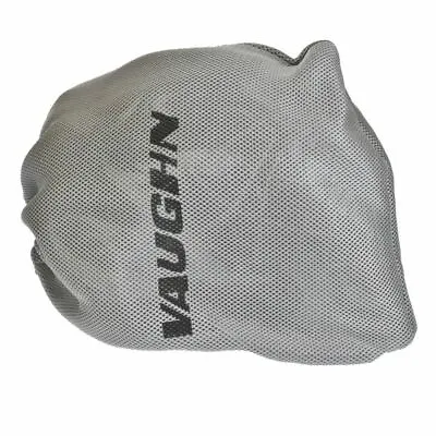 Vaughn 7600 Goalie Helmet Mask Bag With Draw String Equipment Cage Silver Grey • $11.99
