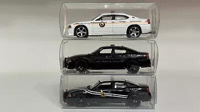 Greenlight Hot Pursuit 1/64 Dodge Charger Police 3 Cars Lot K • $9.99