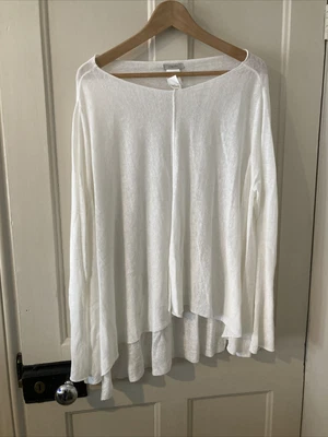 £26 • Buy Crea Concept Linen Top 44 White