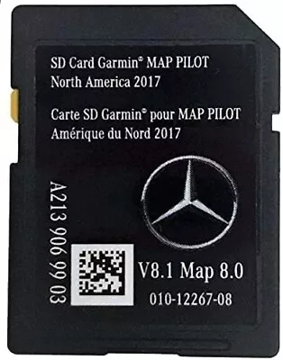 2017 2018 Mercedes V8.1 A2139069903 GPS Navigation SD Card Garmin Map Pilot • $41.99