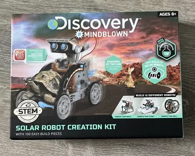 Discovery Kids Mindblown STEM 12-in-1 Solar Robot Creation Kit 190 Pieces • $5