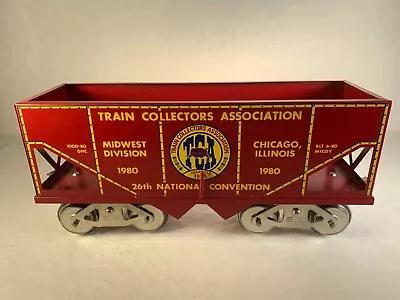 McCOY TRAINS 1980 TCA ILLINOIS 26th CONVENTION HOPPER CAR (STANDARD GAUGE) • $79.95