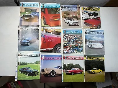 Vintage Mustang Times Magazine 1994 Full Year 12 Issue Original Cover Protectors • $49.99