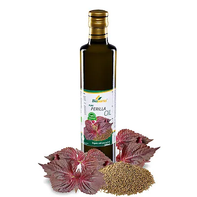 Biopurus Certified Organic Cold Pressed Perilla Seed Oil 500ml • £30.10
