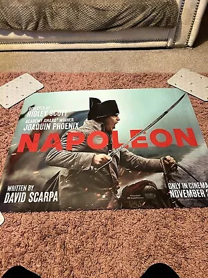 Napoleon - Original Quad Cinema Poster  - Joaquin Phoenix Ridley Scott (2023) • £10