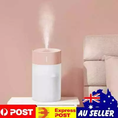 260ml Air Humidifier Ultrasonic Small Aroma Essential Oil Diffuser (Pink) • $8.99