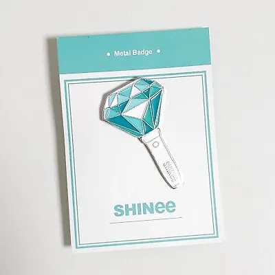 $19.99 • Buy Shinee Metal Badge 1 Ea. Light Stick Shape Bag Accessory Pin Kpop Goods