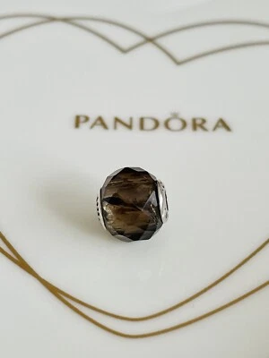 £74.95 • Buy 💜 PANDORA Essence * COMPASSION * Charm Smoky Quartz~RARE~ 🎁 FREE 🚚