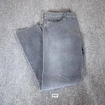 J. Brand Jeans  Mens 38X33 Gray Kane Straight Leg Stretch Denim Pants Casual • $29.67