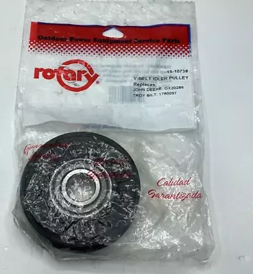 $19.99 • Buy (QTY 1) Rotary V-Belt Idler Pulley 13-10738 Replaces John Deere GX20286