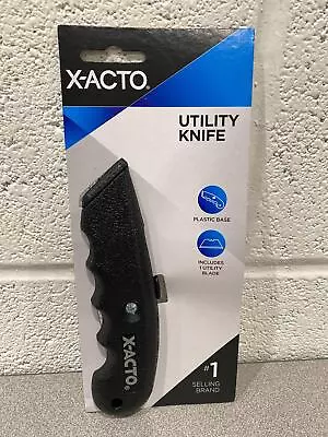 X-ACTO X3272 Utility Knife Contoured Black Plastic Handle Retractable Blade • $13.59