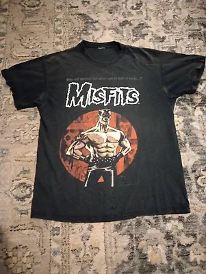 Vintage Misfits Shirt - The Face Of Fear For 25 Years - Doyle - 2001 • $49