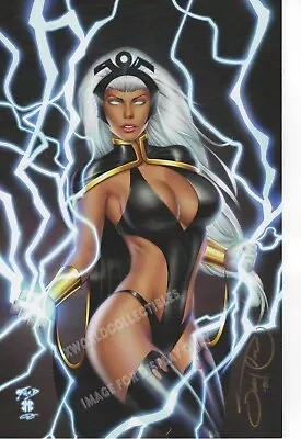 STORM X-MEN  ART PRINT ~ By FRED BENES & SIGNED JEREMY CLARK 11x17 • $34.99