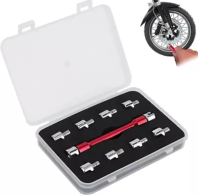 Dirt Bike Spoke Wrench 10Pc Motorcycle Spoke Wrench Set Spoke Torque Wrench  • $27.39