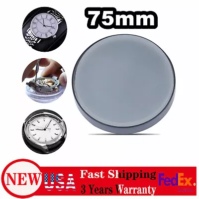 75mm Watch Jewelry Case Movement Casing Cushion Pad Holder Watchmaker Repair US • $22