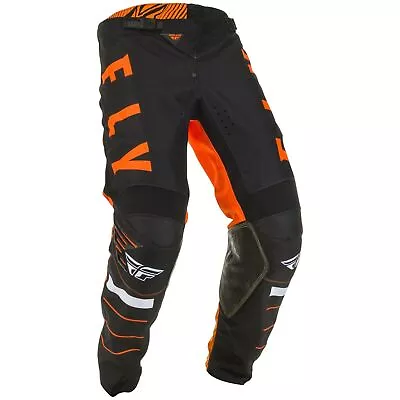 Fly Racing Kinetic K120 Youth Motocross Pants Jeans Orange Black White MTB KTM • $55.65