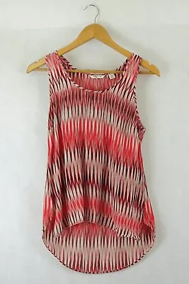 Country Road Patterned Red Top XS By Reluv Clothing • $16.51