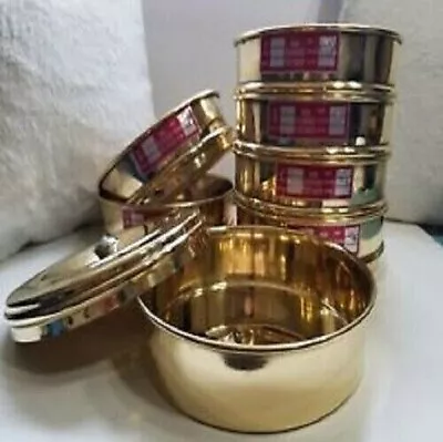 Heavy Brass Gauge Standard Testing 6 Set Sieve WITH SHIPPING • $116.58