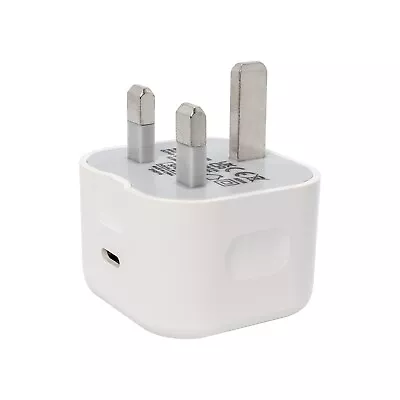 USB Wall Charger Plug Socket 3 Pin UK Power Adapter AC For Phones Universal Fit • £3.65