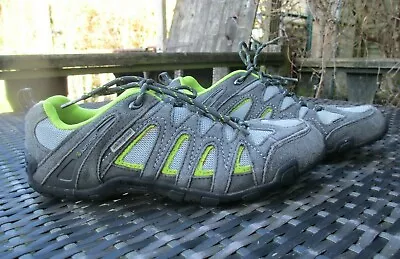 Karrimor Summit WP 20 Hiking Walking Shoes Suede [Charcoal/Lime] UK 6 / US 7 • £38.24