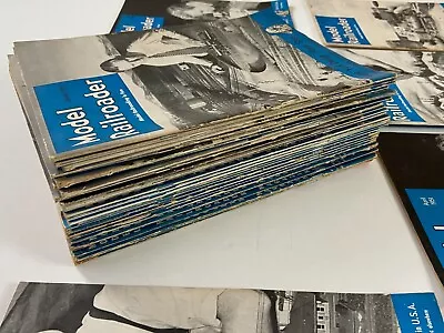 MODEL RAILROADER Magazine 36pc Lot Collection 1950 1951 1952 Vintage Train Hobby • $139