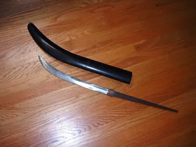 [GN1-04-4-17] Japanese Sword:  Sadashige Naginata Blade Habaki And Saya • $203.50