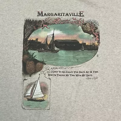 Vintage Margaritaville Latitude Attitude USA Shirt XL Single Stitch • $17.50