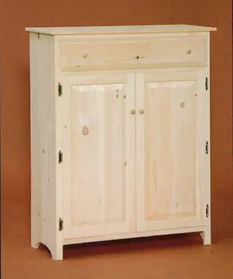 $299.99 • Buy NEW AMISH Unfinished Solid Pine | Primitive Jelly Cabinet | Rustic Handmade!
