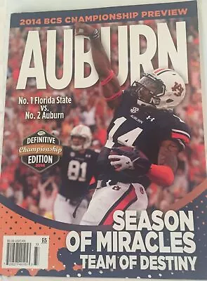 Auburn Vs. Florida State Jan. 2014 BCS Championship Edition Preview Magazine  • $8