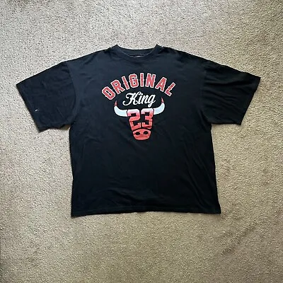 Vintage Michael Jordan Tee Shirt Men's 4XL Chicago Bulls 23 Iced Out Clothing • $34.95