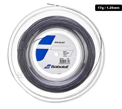 Babolat RPM Blast 17 (1.25mm) Reel - Tennis String - 200m/660ft • $166
