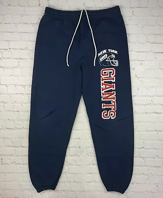 VINTAGE 90s New York Giants Sweatpants Mens XL Blue NFL Football • $27.99