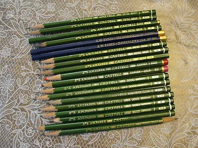 21 Various A W Faber Castell Pencils • $20