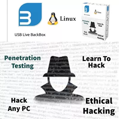 PENTRATION TESTING USB 32GB BOOTABLE LEARN Ethical Hacking  INSTALL BACKBOX #15 • $17.99