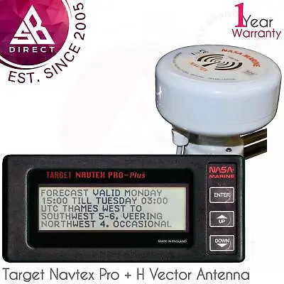£272.54 • Buy NASA Marine Target Navtex Pro Plus Receiver With H Vector Antenna│For Marine