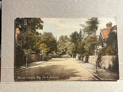 MAIDENHEAD Berks RAY HEAD AVENUE 1910S POSTCARD 5/2 • £6