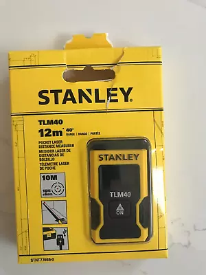 Stanley INT STHT77666-0 TLM40 Laser Distance Measure BNIP • £29.95