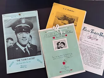 Elvis Presley Fan Club Newletters - Tankers Included With Photos! • $174.99