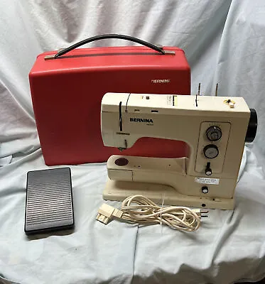 Bernina 830 Record Sewing Machine W/ Case Pedal Table- Working Smooth • $374.98