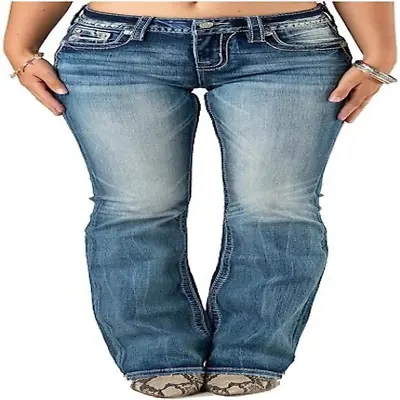 Miss Me Women's Horseshoe Pocket Arrow Stitch Bootcut Jeans - M3853b  • $160.99