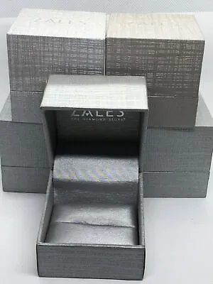 $39.99 • Buy Zales The Diamond Store Empty Silver Ring Box Bulk (qty.5)