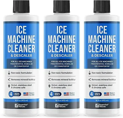 3-Pack Ice Machine Cleaner And Descaler 16 Fl Oz Nickel Safe Descaler • $29.99