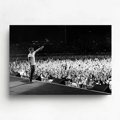 Eminem Canvas Poster Print Frame Biggie Travis Scott Tupac Music Memorabilia • $149.99