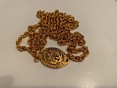 $889.78 • Buy Vintage Chanel Costume Jewelry Necklace. CC Logo