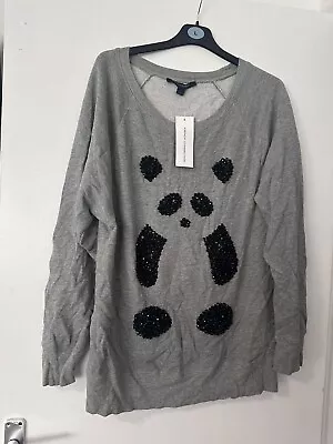 Womens Grey French Connection Jumper - Size Large • £15