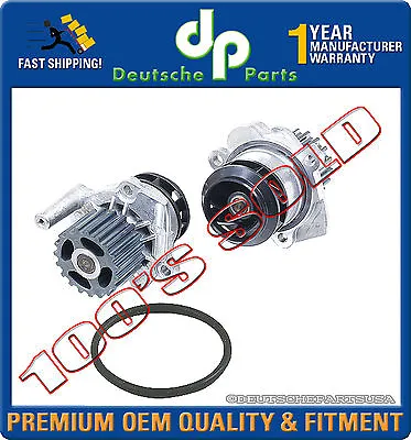 VW JETTA GOLF BEETLE 1.9 TDI Water Pump + Gasket 038 121 011A - METAL IMPELLER • $32.03