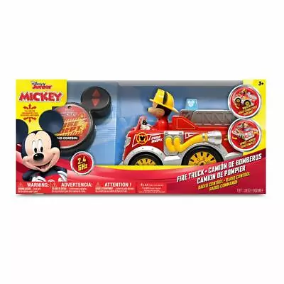 Disney Junior Mickey Mouse 9  RC Remote Control Fire Truck 2.4 GHz Toy Car • $44.09