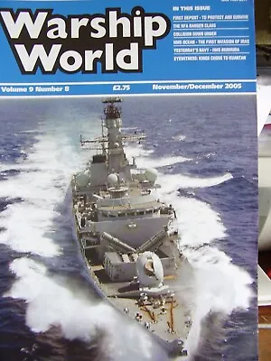 Warship World Magazine 2005 Nov/dec Hms Bermuda Hms Ocean Rfa Brown Ranger • £6