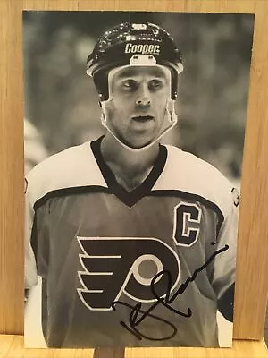 Vintage Philadelphia Flyers Dave Poulin Autograph Postcard • $12