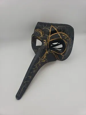 Venetian Raven Mask Spirit Halloween Long Nose Black Plague Masquerade 2010 • $18.99